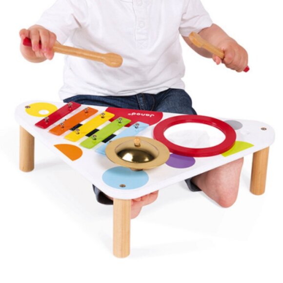 Janod Wooden Musical Table Confetti - Children's Musical Instrument New Sealed - Picture 4 of 12